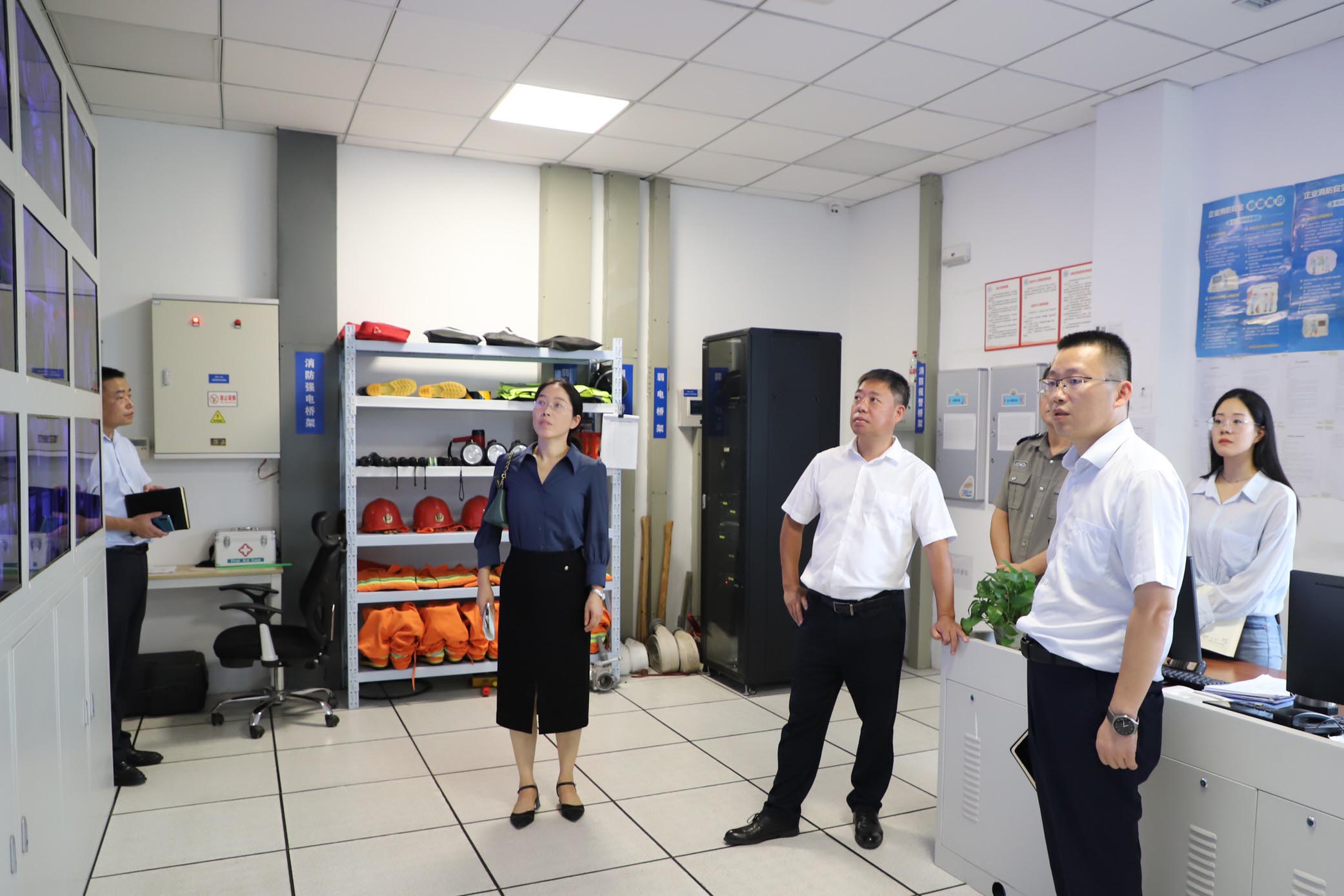 培訓(xùn)公司開展中秋、國慶節(jié)前安全生產(chǎn)檢查